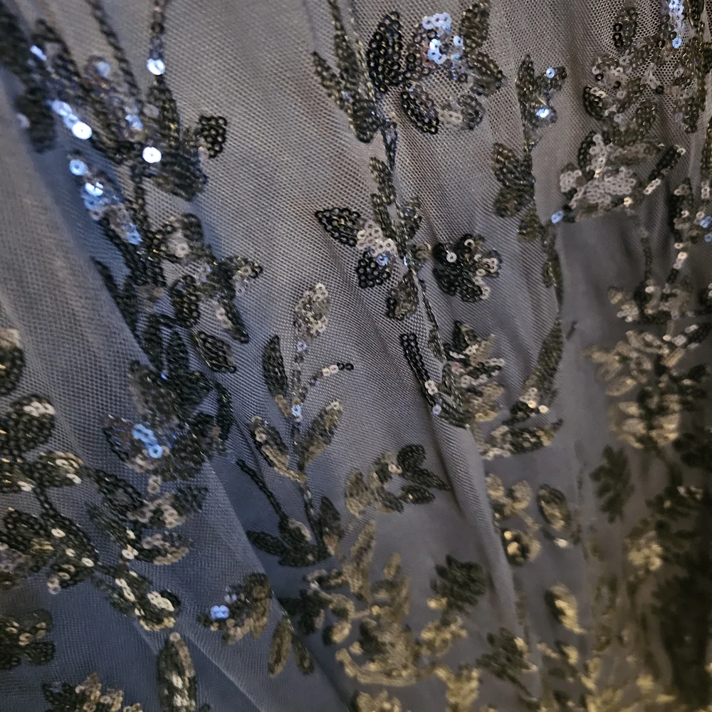 Baltic Born Navy Sequin Long Sleeve Dress - Picture 4 of 5